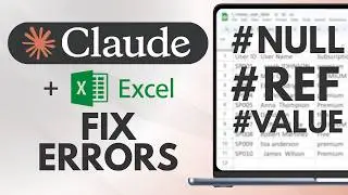 Claude In Excel To Find & Fix Formula Errors Fast