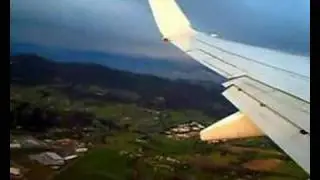 Virgin Blue taking off from Hobart