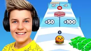 Can We Go NOOB to PRO to HACKER in FOOD RUN!? Prezley