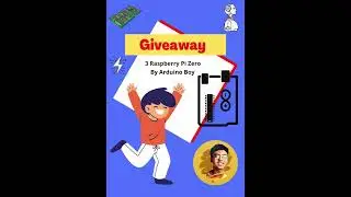 Giveaway 3 Raspberry Pi Zero Board !!!! #Raspberry #Arduino #Giveaway