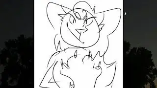 raven gives you a murderous look with music