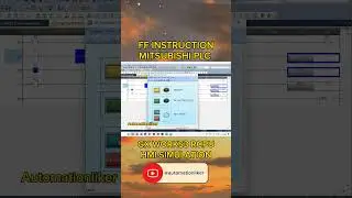 FF Instruction Mitsubishi PLC GX Works3 RCPU With HMI Simulation Short 