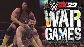 Let the War Games Begin! WWE 2K23 - The Bloodline VS The Steiners - Noah VS Dad!
