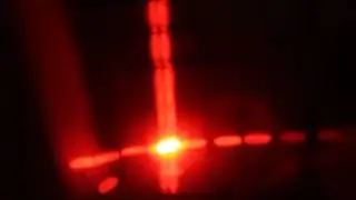 The effect of  light  on the square structure.