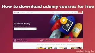 How to download paid udemy courses for free in 2023 | Get udemy free courses In Hindi | By Websblog
