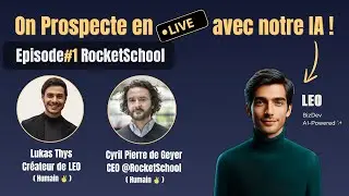 🎙️ On Prospecte en Live avec LEO - Episode 1 - Cyril Pierre de Geyer, CEO de la Rocket School