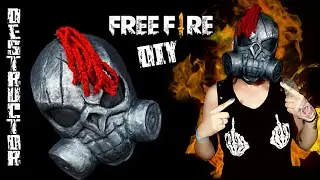 DIY- Cómo Hacer la Máscara del SET  DESTRUCTOR | 3er Pase Elite de FREE FIRE