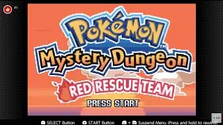 Pokemon Mystery Dungeon: Red Rescue Team Nintendo Switch Gameplay (Gameboy Advanced Switch Online)