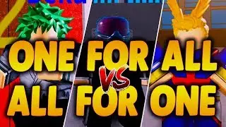 [NEW EXCLUSIVE CODE] DEKU/ALL MIGHT ONE FOR ALL VS ALL FOR ONE | Boku No Roblox Remastered
