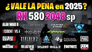✅ RX 580 2048sp en 2025 🔴 La MEJOR TARJETA GRAFICA BARATA de ALIEXPRESS 🔴