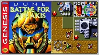 Dune 2 The Battle for Arrakis SEGA Harkonnen Campaign Gameplay 