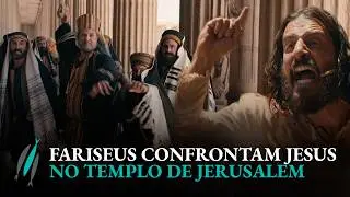 Fariseus Confrontam Jesus no Templo em Jerusalém (Cena da Temporada 4 de The Chosen)