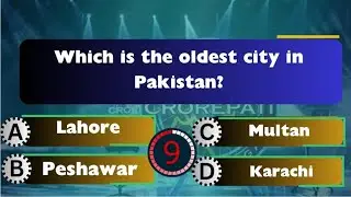 KBC 25 Pakistan Oldest Cites names | KBC pakistan mcqs | 25 KBC Quiz#quiz #viralvideo