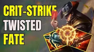 I BUILD TWISTED FATE AD AND HES ACTUALLY GOOD. (knock off adc) - League of Legends