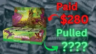 Paid for Itself! Commander Masters Draft Booster Box Opening with Prices