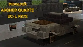 Minecraft build Cyberpunk 2077 vehicle - Archer Quartz EC-L R230