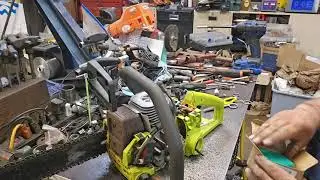 Poulan chainsaw gas line replacment
