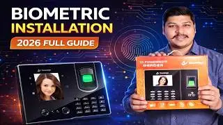 Secureye Biometric Attendance Machine  Installation & Setup with Ontime Attendance Software | 2026|