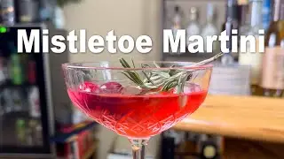 Holiday Cocktails - Mistletoe Martini