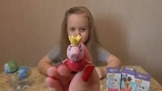 Распаковка шоколадное яйцо чупа чупс - свинка Пеппа . Свит бокс Sweet Box