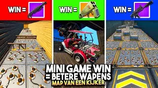 ELK MINIGAME WIN = BETERE WAPENS!! - Fortnite Map van een kijker #157