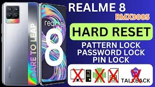 REALME 8 ( RMX3085 ) HARD RESET|| PATTERN,PASSWORD,PIN UNLOCK WITHOUT PC 2024 NEW TRICK
