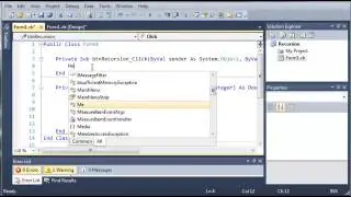 Visual Basic Tutorial   139   Recursion