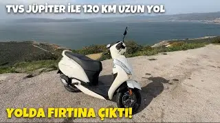 Tvs Jüpiter ile 120 Km Uzun Yol Deneyimi | Yolda Fırtına Çıktı!