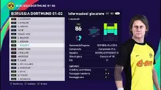 eFootball PES 2021: Borussia Dortmund 2001-2002 classic team (PS4)