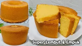 Super Plump, Soft, and Fluffy Even Without a Breading Agent | Delicious Sponge Cake Recipe