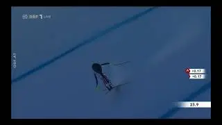 Maxence Muzaton UNGLAUBLICHER STURZ Abfahrt Ski WM 2021