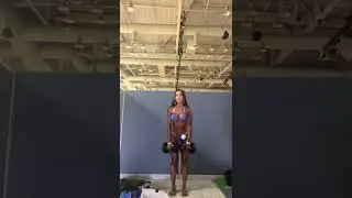 fitness model backstage