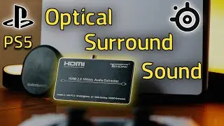 FIX THE PS5 AUDIO! How To Get Surround Sound Using ANY Optical Headset! (Arctis Pro Wireless)