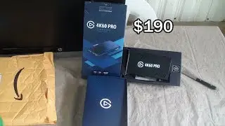 Elgato Game Capture 4K60 Pro 4K 60fps capture card $190 Unboxing