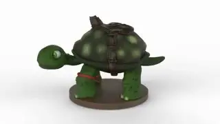 Turtle Mount 3D Rotation
