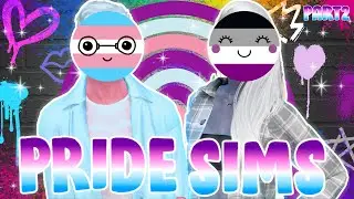 🏳️‍🌈Pride Flag Sims🏳️‍🌈 Part 2 * Happy Pride Month!! The Sims 4 Part 2