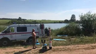 Пошли на пруд а там утопленник !!!