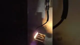 Работа новой печки на отработанном масле💪