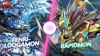 BT16 Loogamon vs Rapidmon! | Best FenriLoogamon Gameplay ! | Digimon Card Game #digimoncardgame
