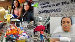 FIQUEI MUITO DOENTE| MINHA MÃE VEIO DO PERNAMBUCO|CONSULTAS|PASSEIO + COMPRAS DO MÊS
