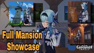 Full Mansion Tour (Trust Rank 10) Serenitea Pot - Genshin Impact