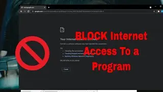 How to Block Program From Accessing Internet Windows 10/11 (EASY)