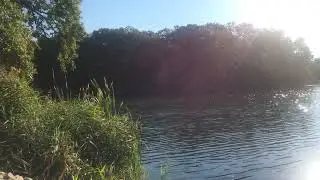 видеофон  отражение бликов в воде таймлапс videophone sun reflection of glare in water timelapse