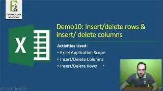 Excel Automation using UiPath | Part #19 | Insert/Delete Rows & Columns