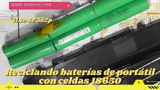 ⚡ Reciclando batería de portátil con celdas 18650 para sus proyectos electrónicos portables con BMS