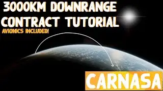 How to get 3000km downrange | KSP RSS/RO/RP-1 | NOW WITH AVIONICS! | (Craft file included)