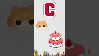 A for Apple B for Ball C for Cat D for Dog