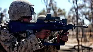 US Marines & French Soldiers Swap Weapons • Live Fire Range