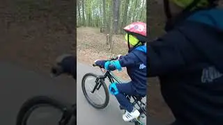 Иван на новом велике в Кинешме 