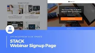 OptimizePress Club: Stack Webinar Page
